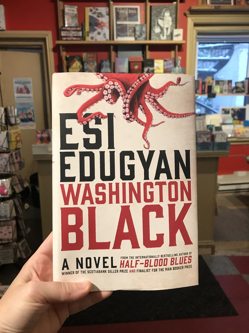 Congratulations Esi Edugyan! Washington Black in both stores!