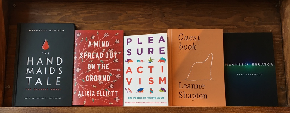 New books in this week: Pleasure Activism, Kaie Kellough's latest, and an Atwood adaptation! 
