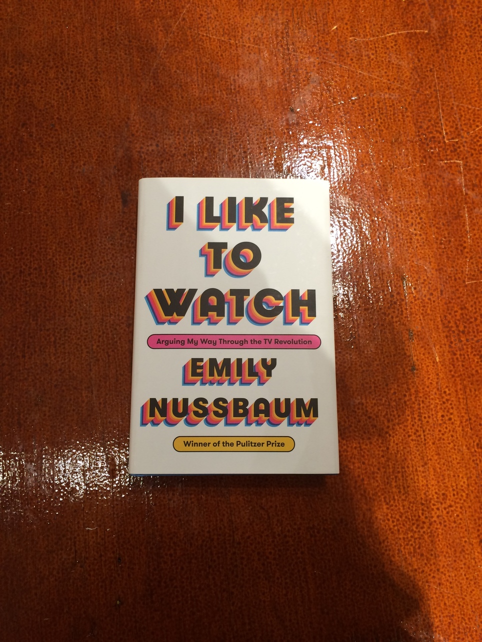 "I really am a television fan" - True Reads Bookclub, discussing I like to watch by Emily Nussbaum.