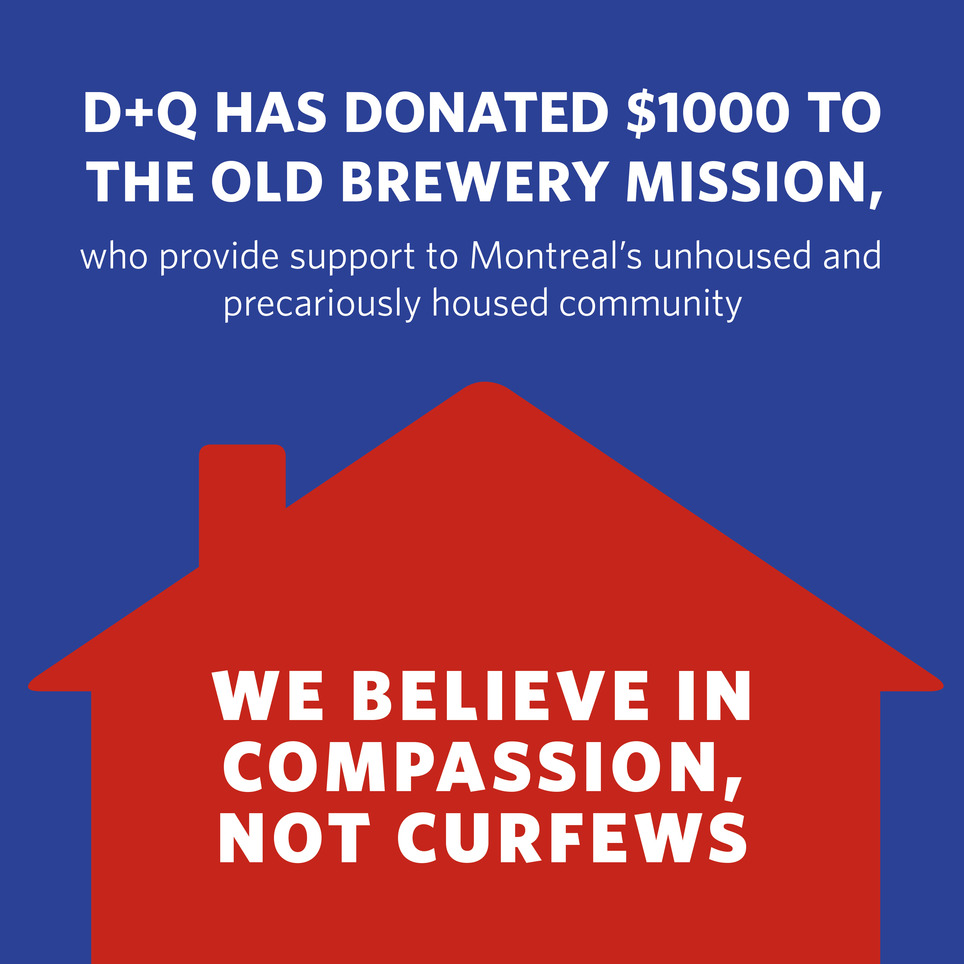 D+Q donation to Old Brewery Mission